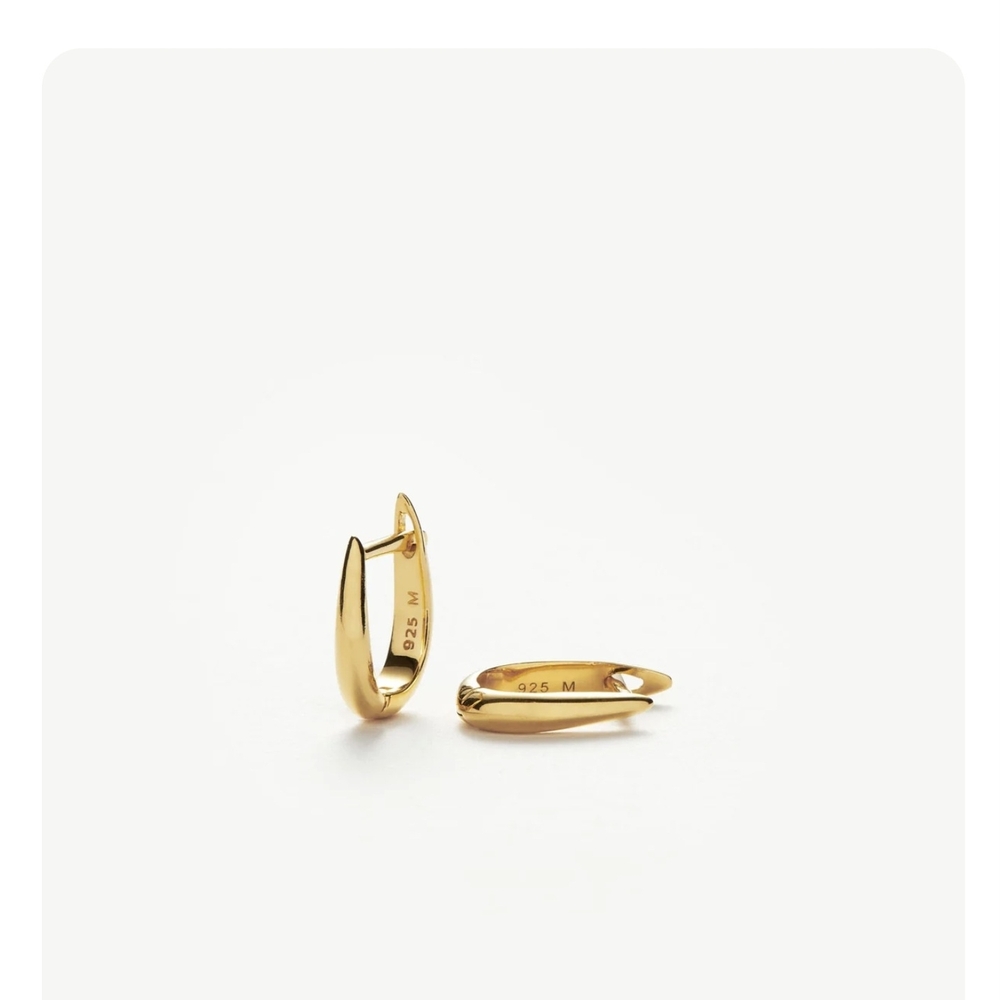 Missoma Elegant Gold Hoop Earrings